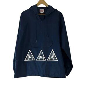 Vintage Delta Delta Delta (Tri Delta) Hooded Windbreaker Jacket